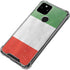 Italy Flag Distressed Google Pixel 5a 5G Clear Case
